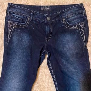 Silver Suki Bootcut size W34/L33. Like new!  Mid rise.